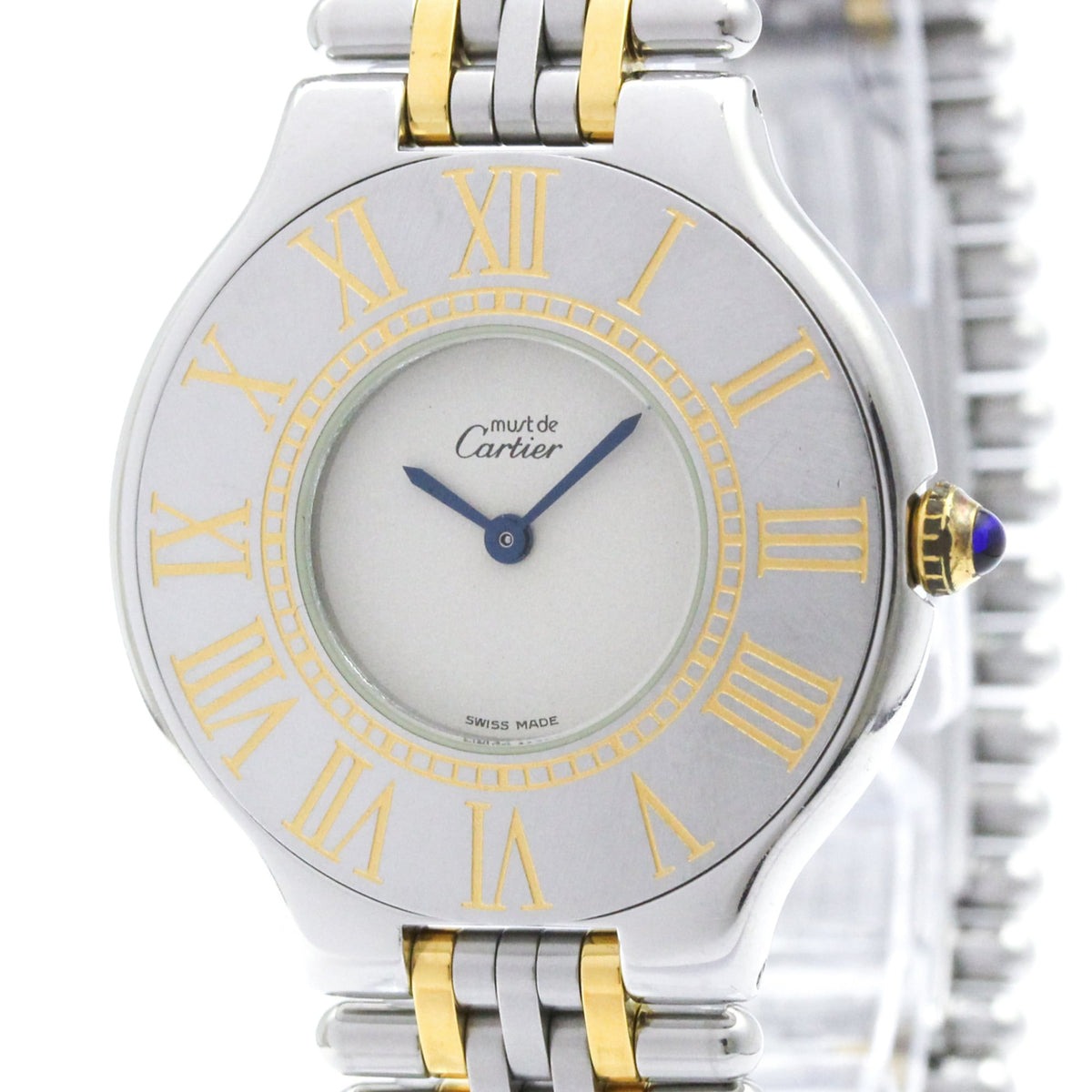 PRE-OWNED Cartier Must 21 · Gold Plated Steel · Quartz