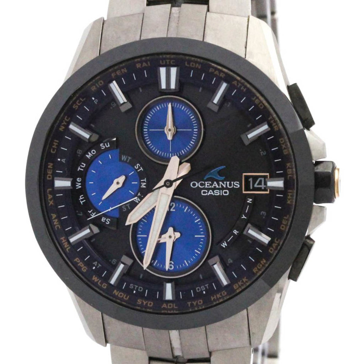 PRE-OWNED Casio Oceanus Manta · 10th Anniversary · Titanium