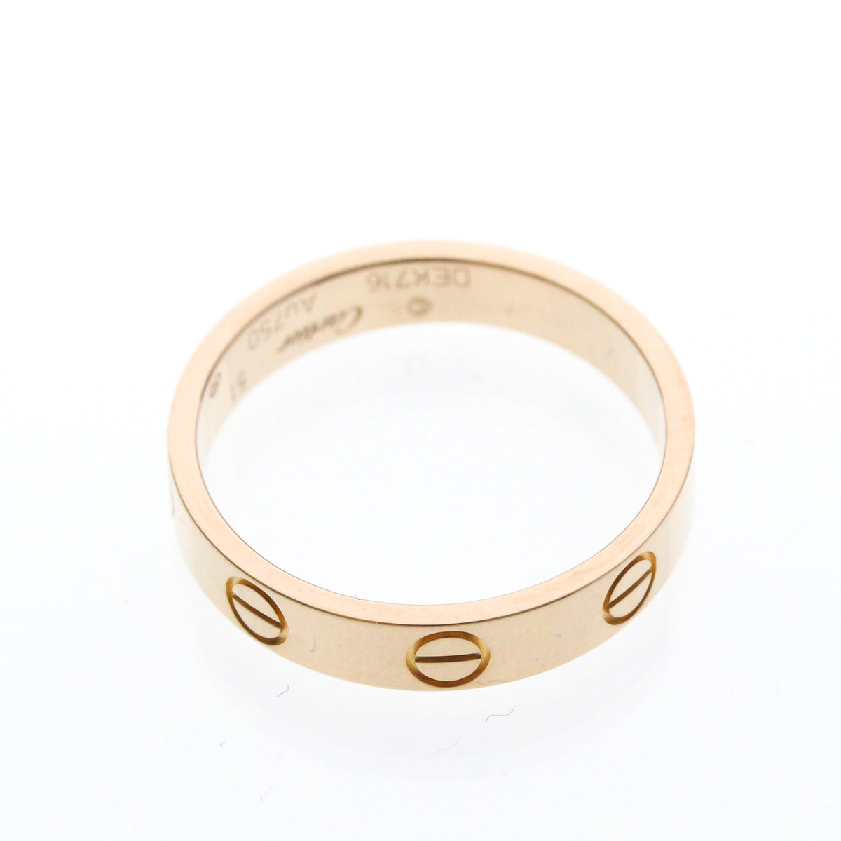 PRE-OWNED Cartier Mini Love · Rose Gold Size 5.75