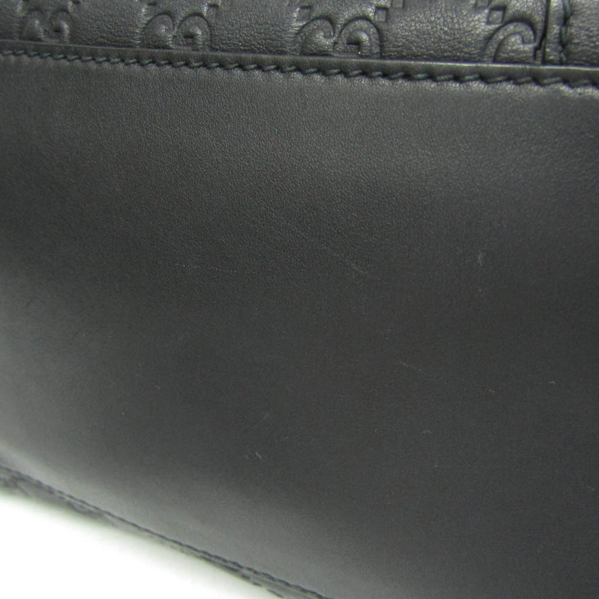 PRE-OWNED Gucci Guccissima · Bamboo · Leather Tote
