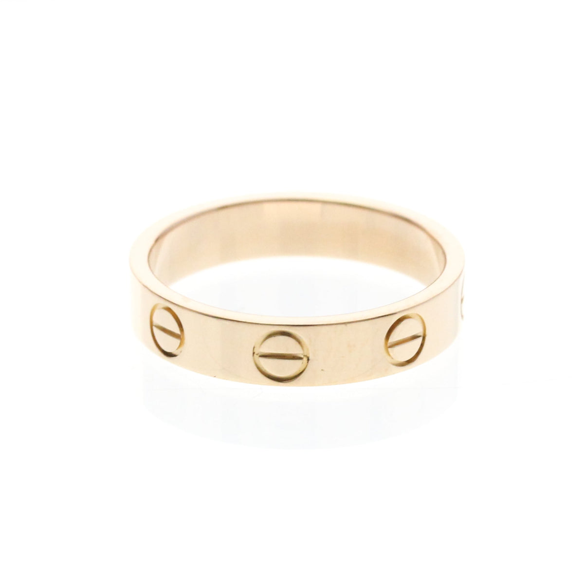 PRE-OWNED Cartier Mini Love · Rose Gold Size 4.5