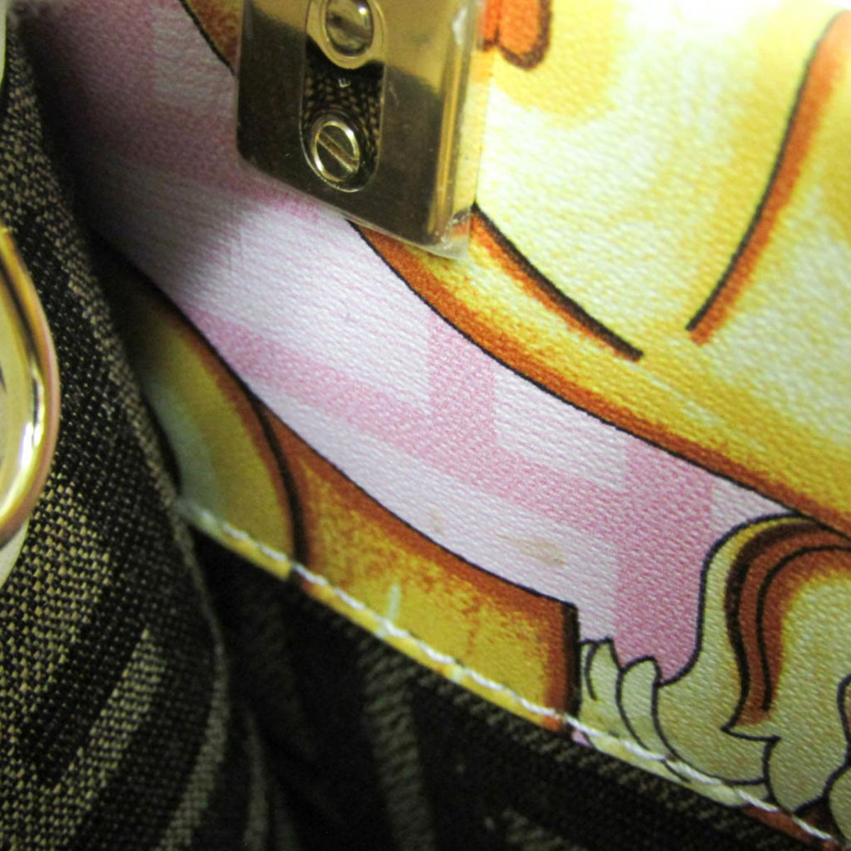 PRE-OWNED Fendi FENDACE Mini Sunshine Shopper