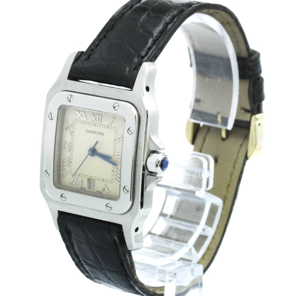 PRE-OWNED Cartier Santos Galbee · Steel · Quartz