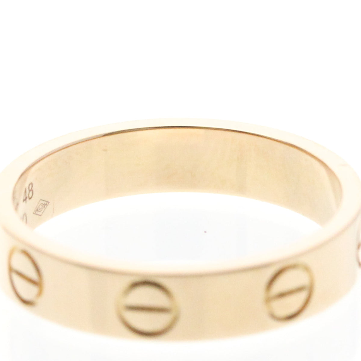 PRE-OWNED Cartier Mini Love · Rose Gold Size 4.5