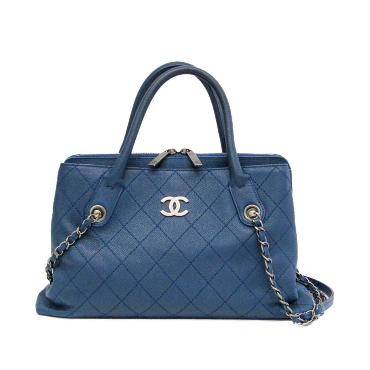 PRE-OWNED Chanel Wild Stitch · Grained Calfskin