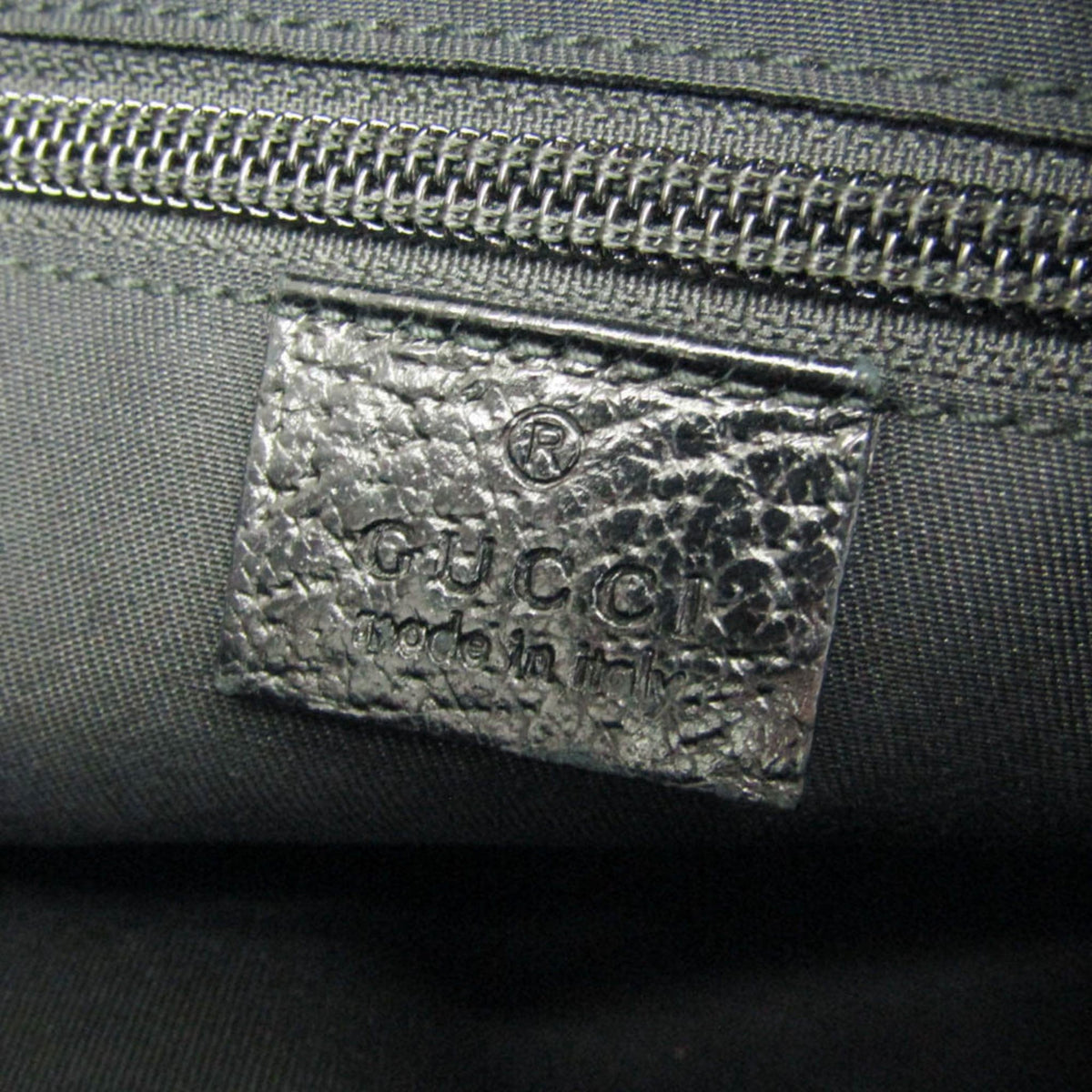 PRE-OWNED Gucci GG Canvas · Leather Shoulder Bag