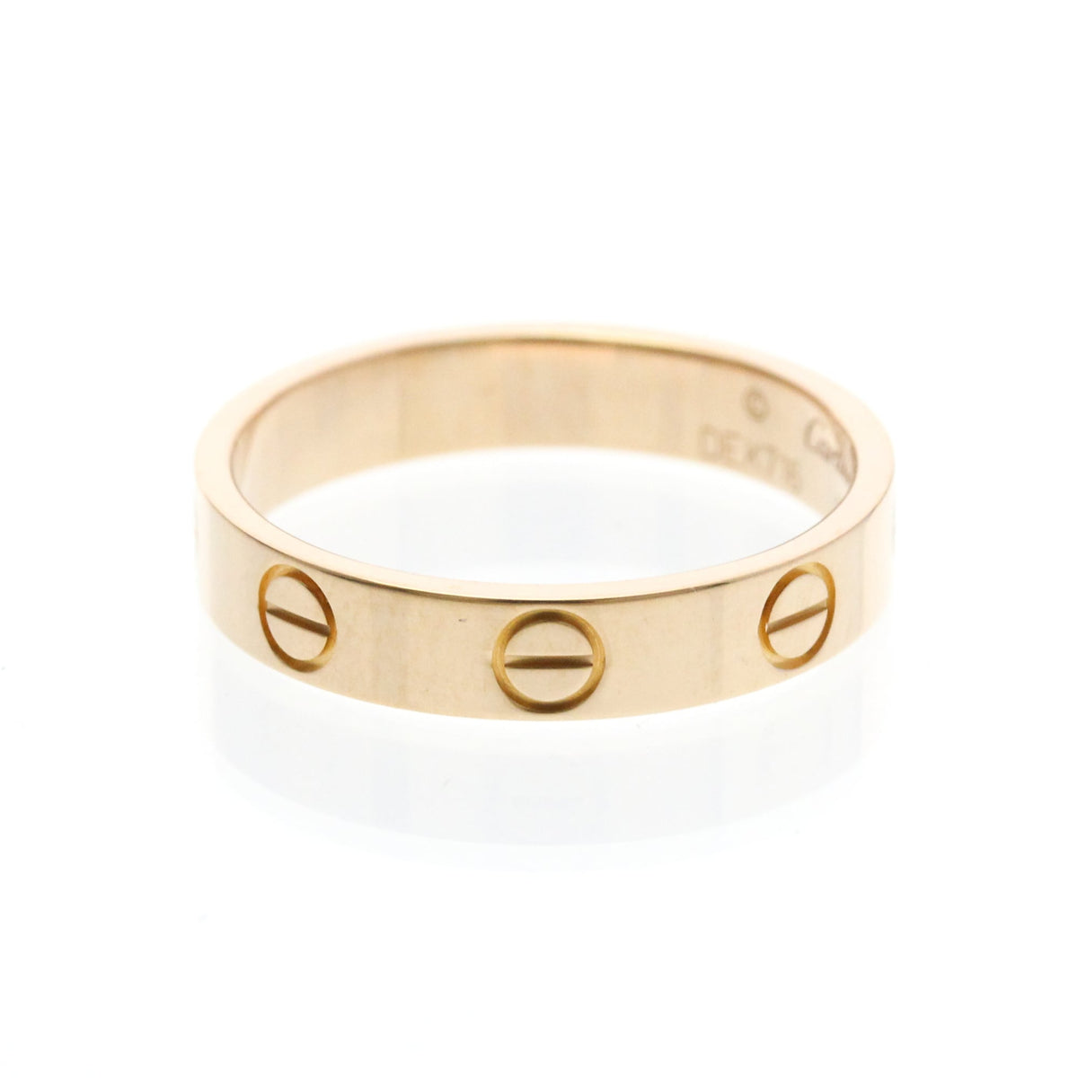 PRE-OWNED Cartier Mini Love · Rose Gold Size 5.75