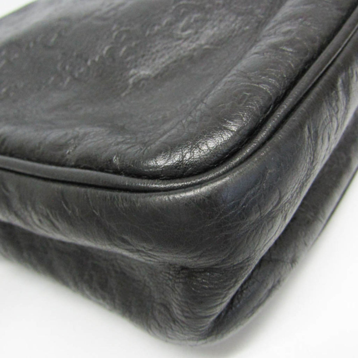 PRE-OWNED Gucci Guccissima · Embossed Leather