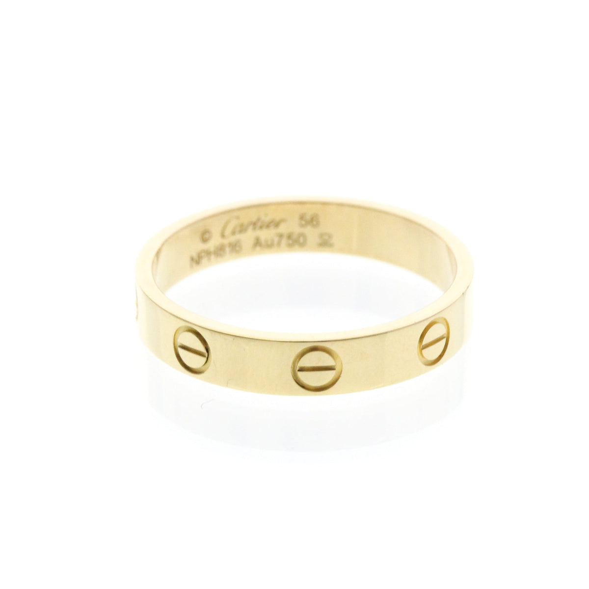 PRE-OWNED Cartier Mini Love · 18K Yellow Gold