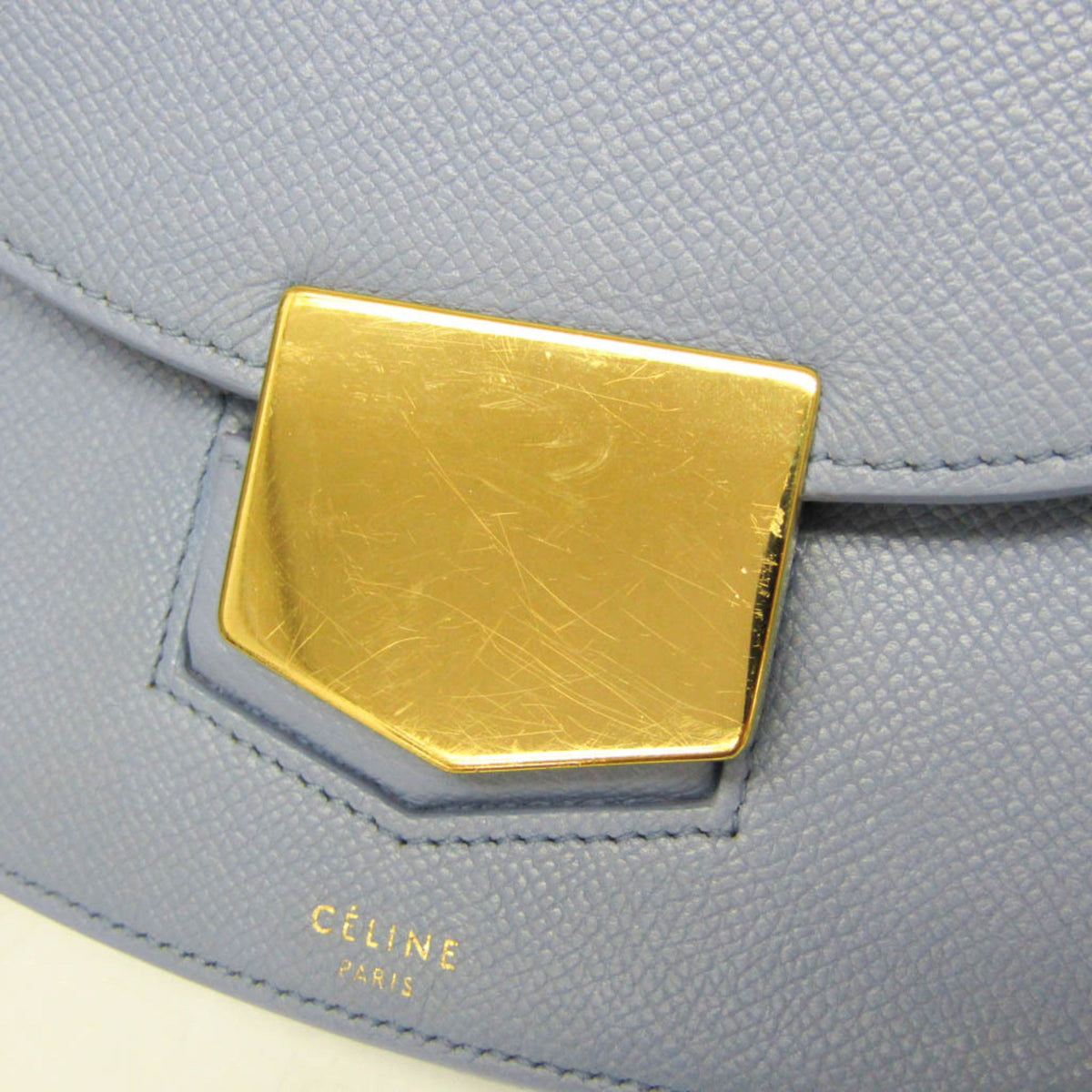 PRE-OWNED Celine Trotter Medium · Calfskin