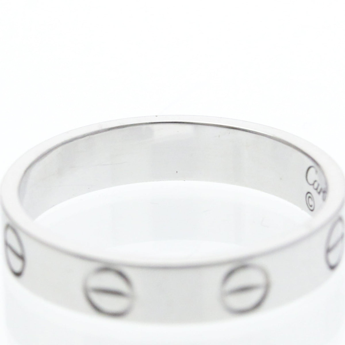 PRE-OWNED Cartier Mini Love · 18K White Gold