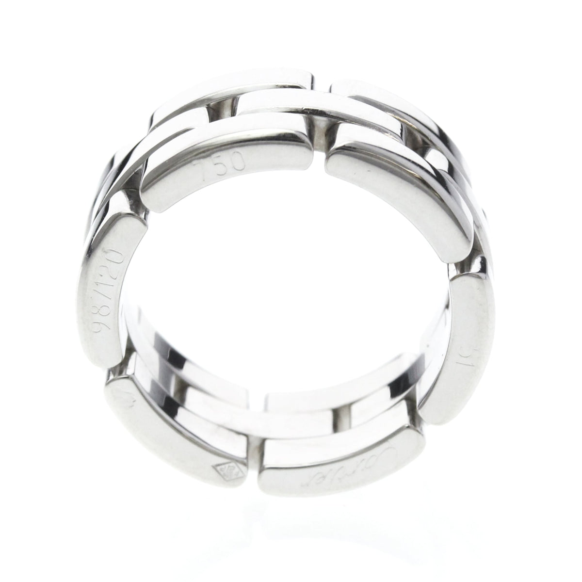 PRE-OWNED Cartier Maillon Panthère · 18K White Gold