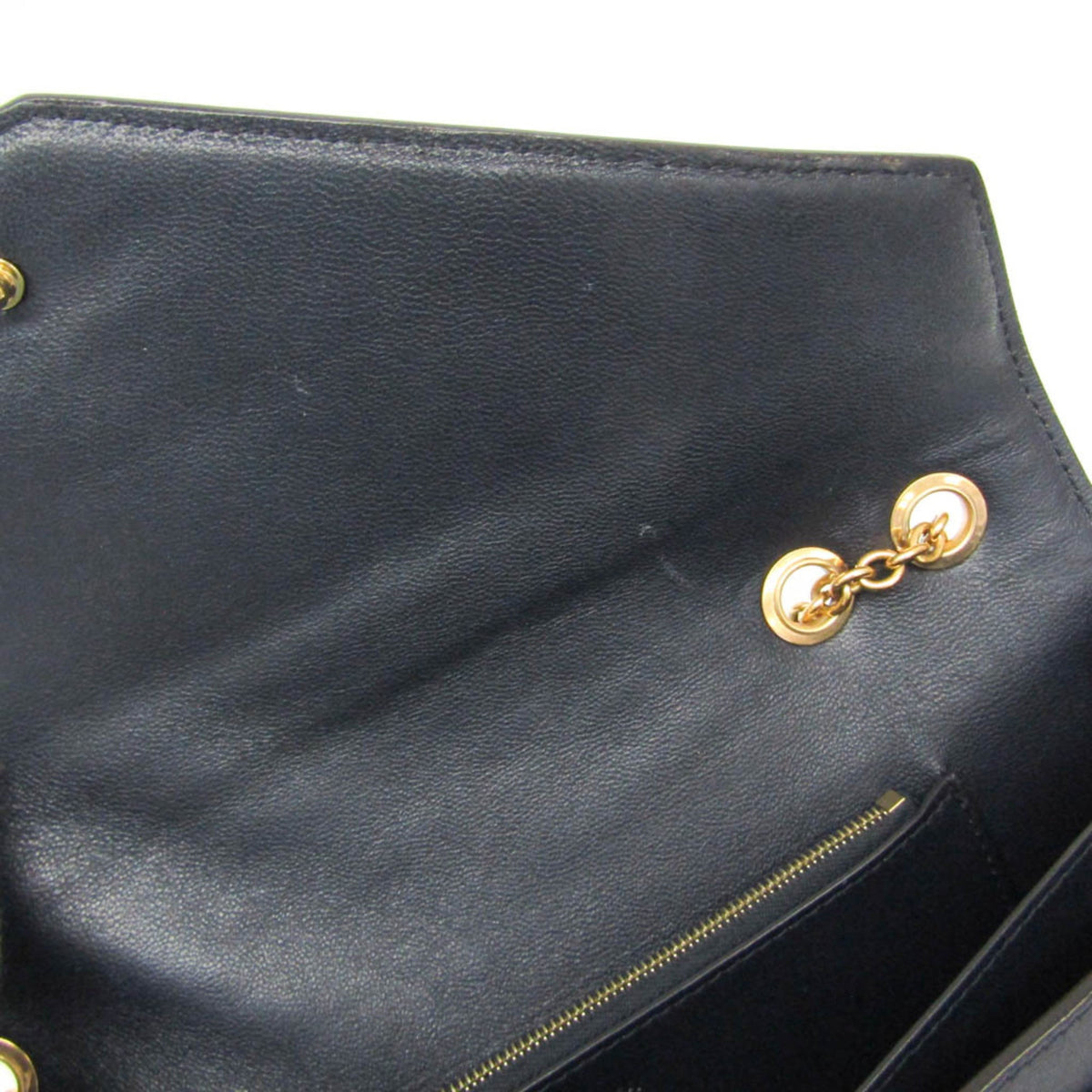 PRE-OWNED Celine Chain Flap · Tricolor Leather
