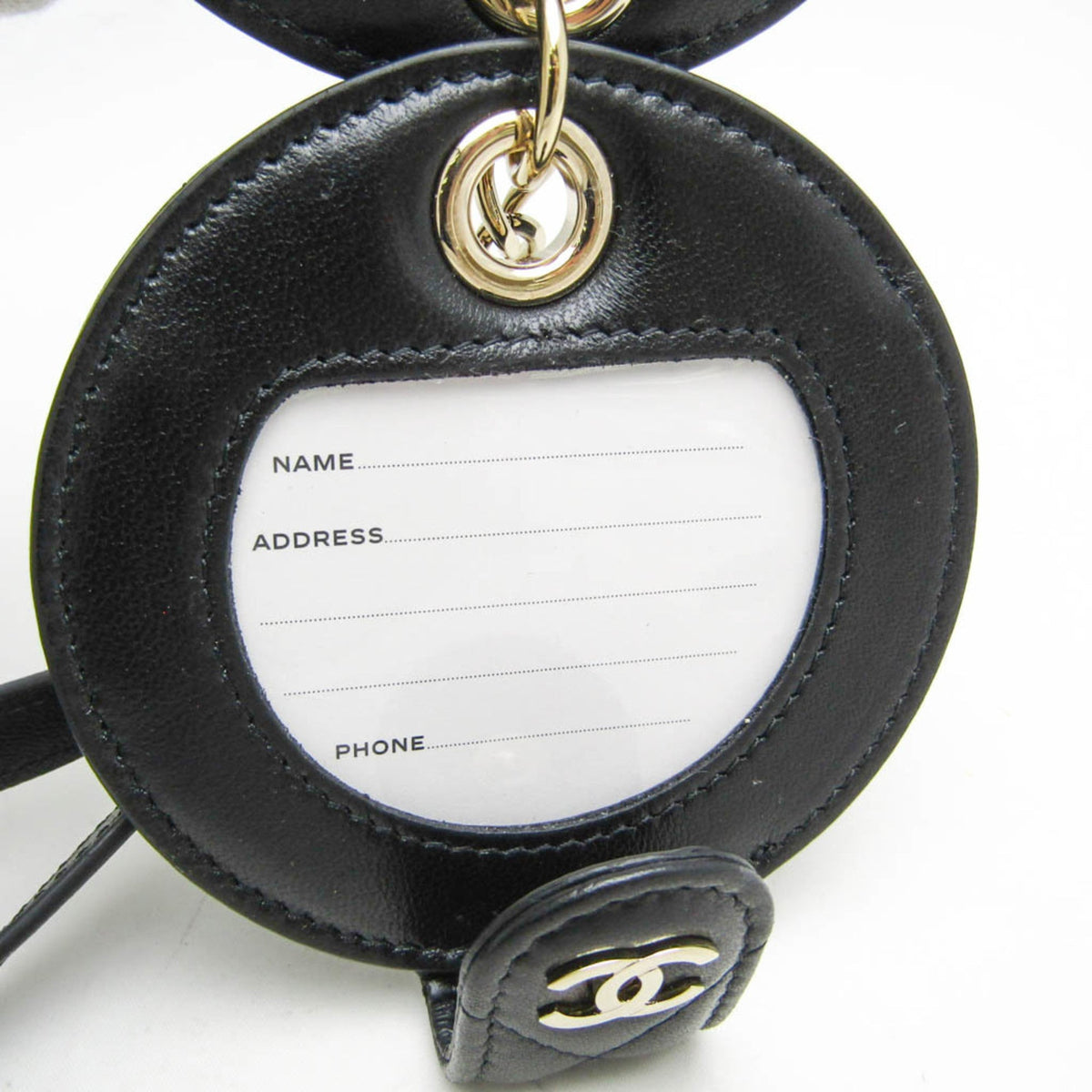 PRE-OWNED Chanel Matelasse · Lambskin Charm