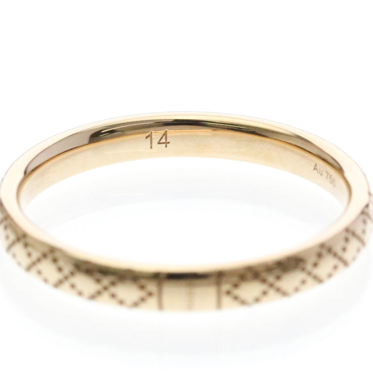 PRE-OWNED Gucci Diamantissima · Rose Gold Size 7
