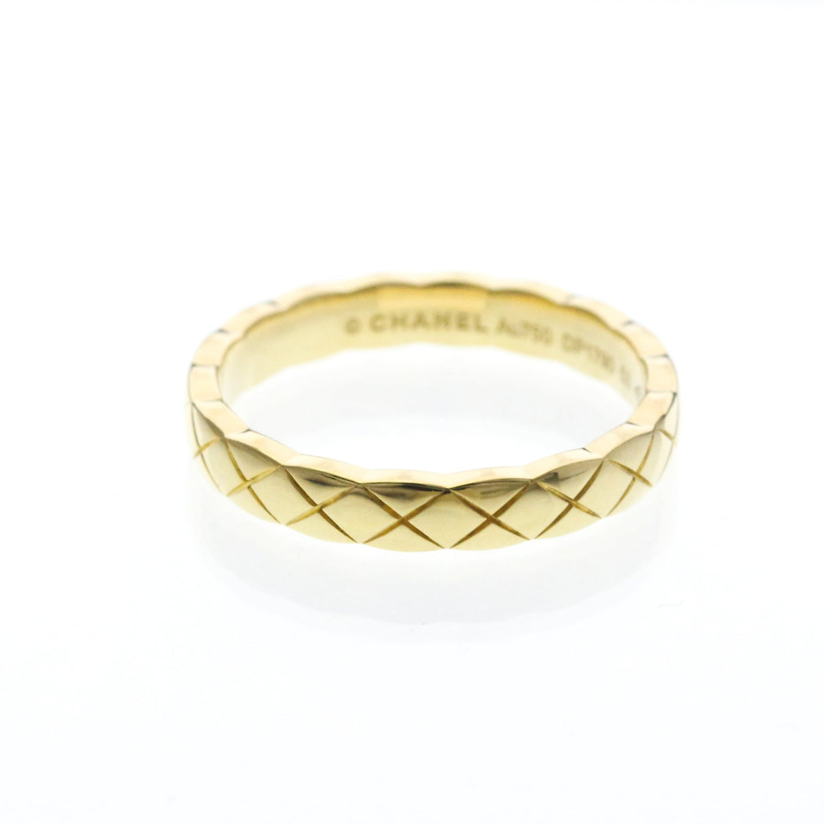 PRE-OWNED Chanel Coco Crush Mini · 18K Yellow Gold Size 6.25