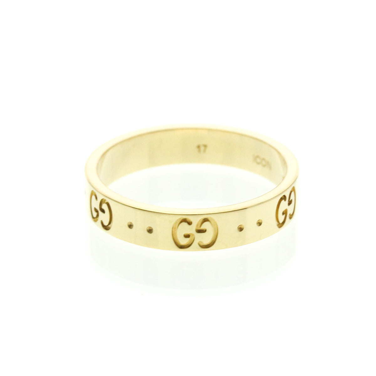PRE-OWNED Gucci Icon · 18K Yellow Gold Size 8