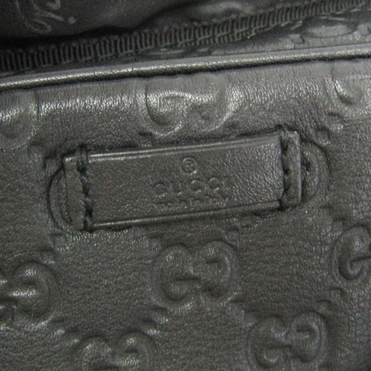 PRE-OWNED Gucci Guccissima · Leather Briefcase