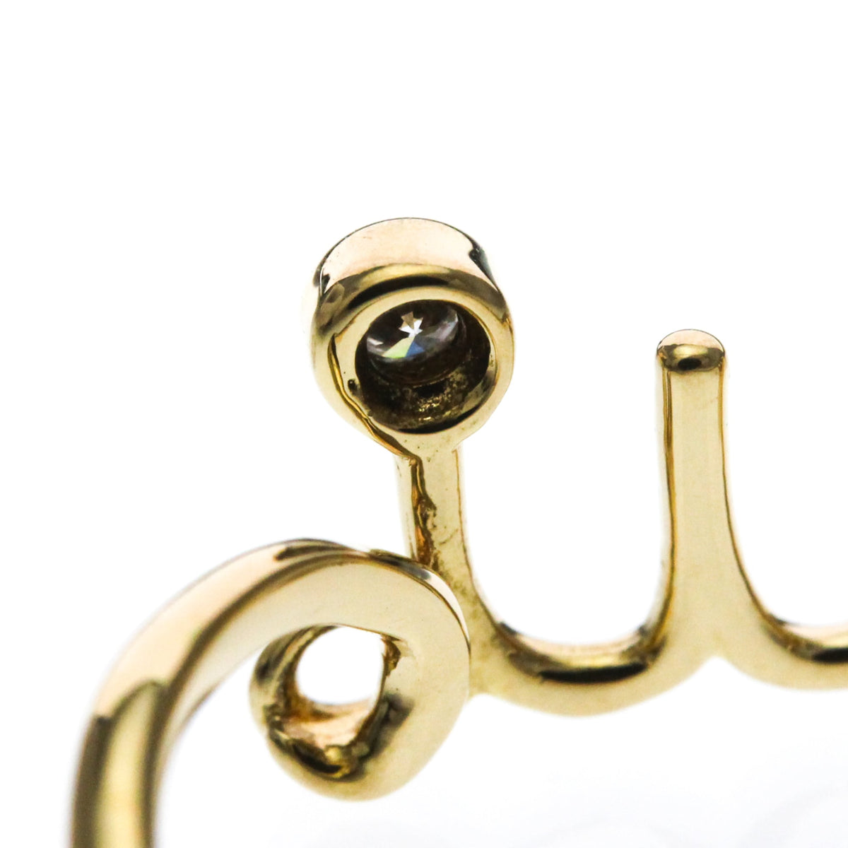 PRE-OWNED Christian Dior Amour · 18K Yellow Gold Size 4.75