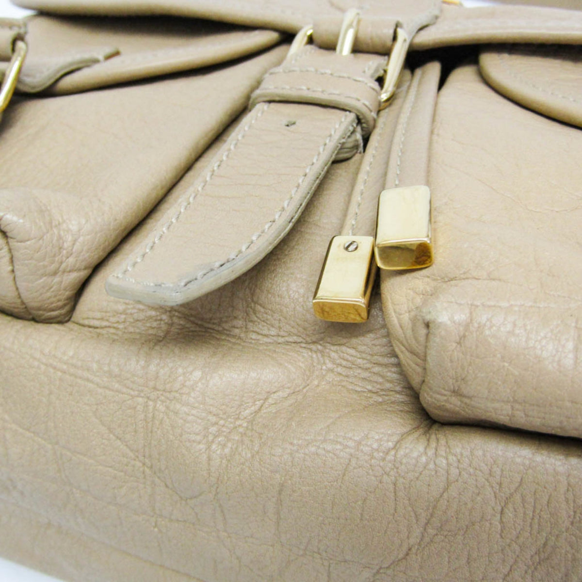 PRE-OWNED Bvlgari Chain Flap · Calfskin Shoulder Bag