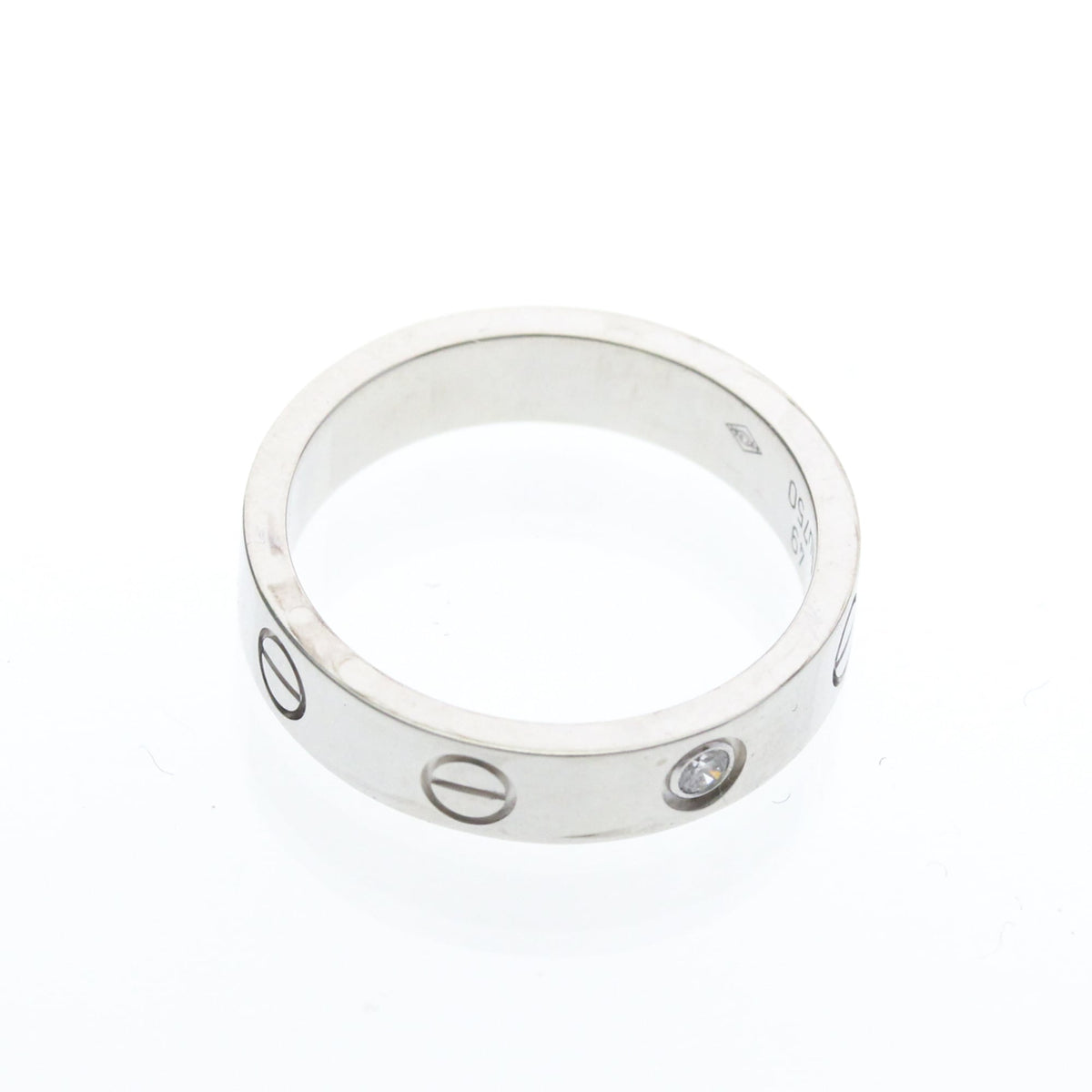PRE-OWNED Cartier Mini Love · 18K White Gold