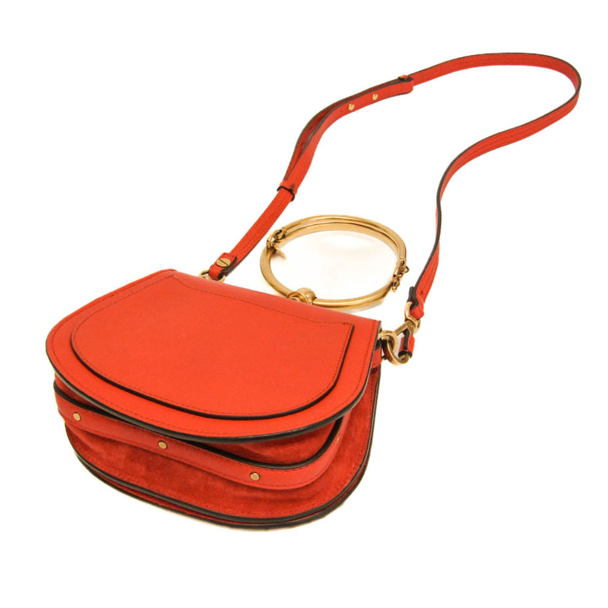 PRE-OWNED Chloé Nile · Leather Bracelet Bag