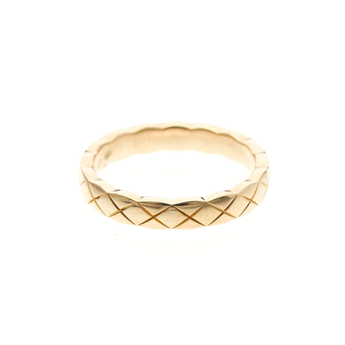 PRE-OWNED Chanel Coco Crush Mini · Rose Gold Size 4.75
