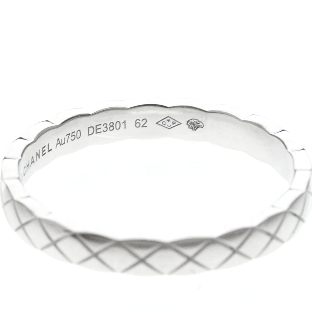 PRE-OWNED Chanel Coco Crush · 18K White Gold Size 10
