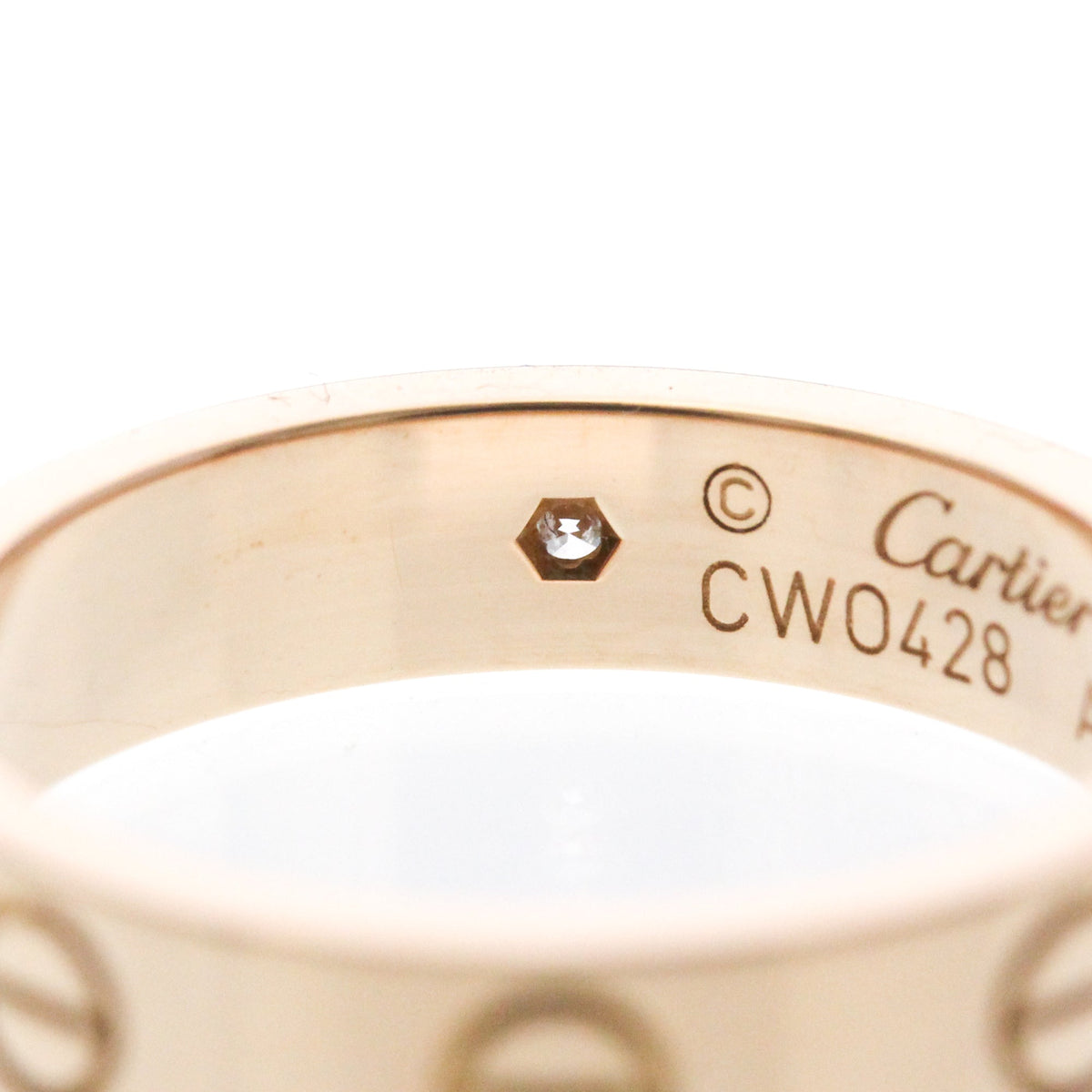 PRE-OWNED Cartier Mini Love · Diamond · Rose Gold