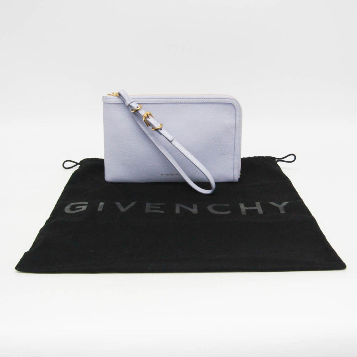 PRE-OWNED Givenchy Voyou · Zip Pouch · Leather