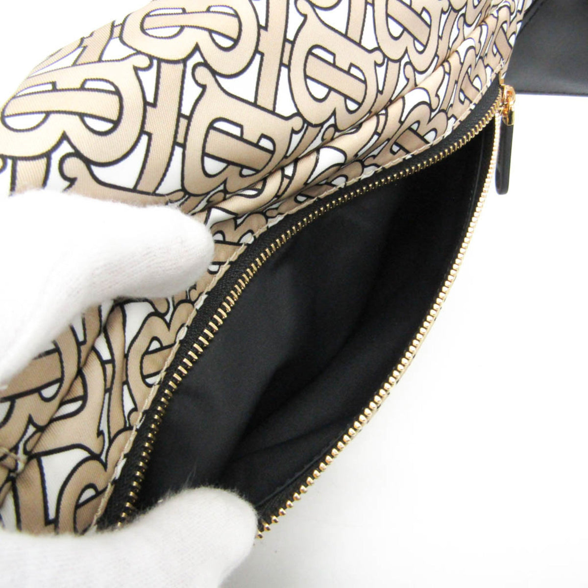 PRE-OWNED Burberry TB Monogram · Belt Bag