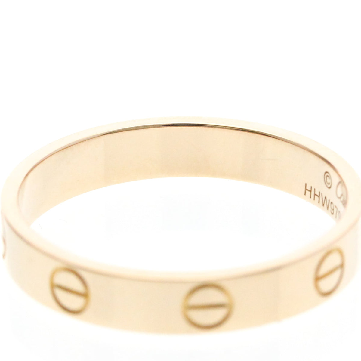 PRE-OWNED Cartier Mini Love · Rose Gold Size 8.25