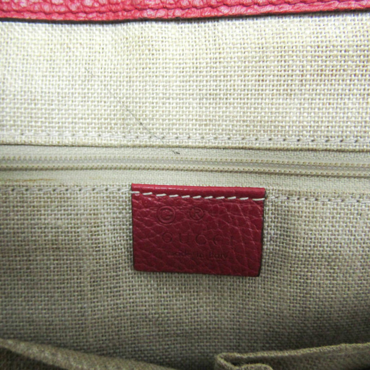 PRE-OWNED Gucci Interlocking G · Leather Handbag