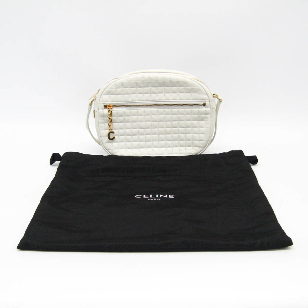PRE-OWNED Celine C Charm Medium Camera · Calfskin