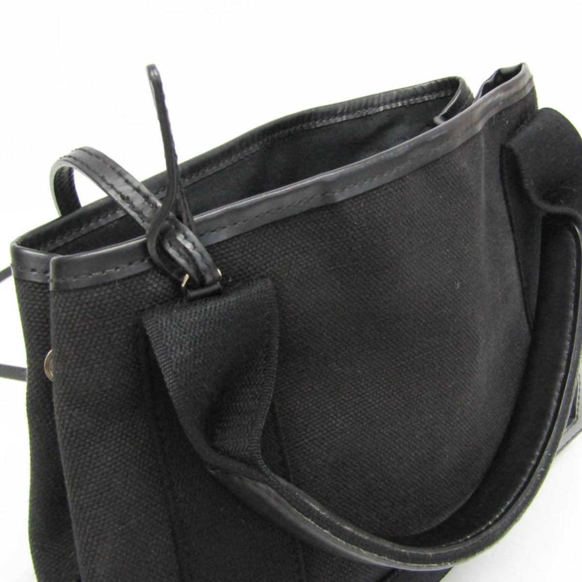 PRE-OWNED Balenciaga Navy Cabas XS · Canvas