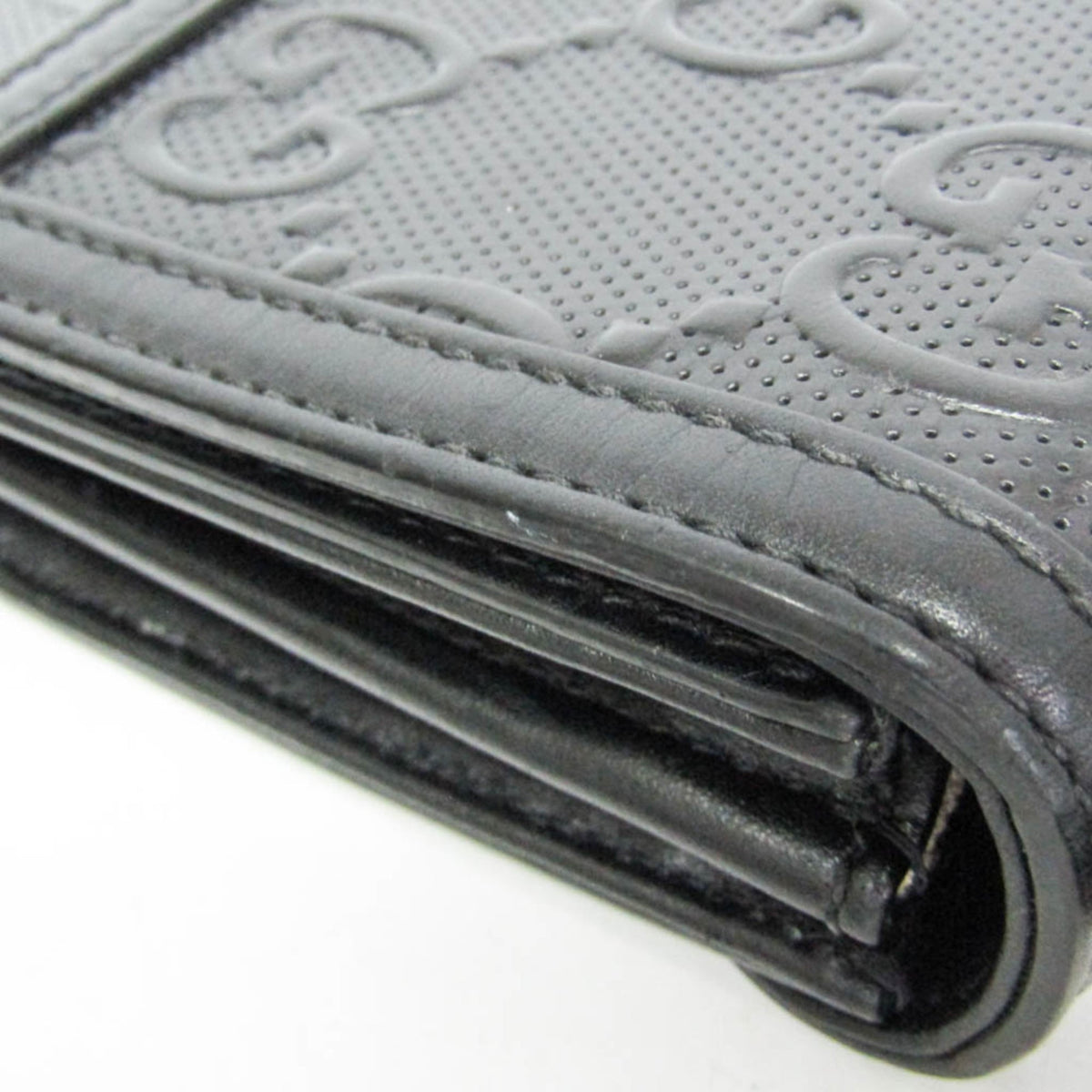 PRE-OWNED Gucci GG Embossed Crossbody · Leather