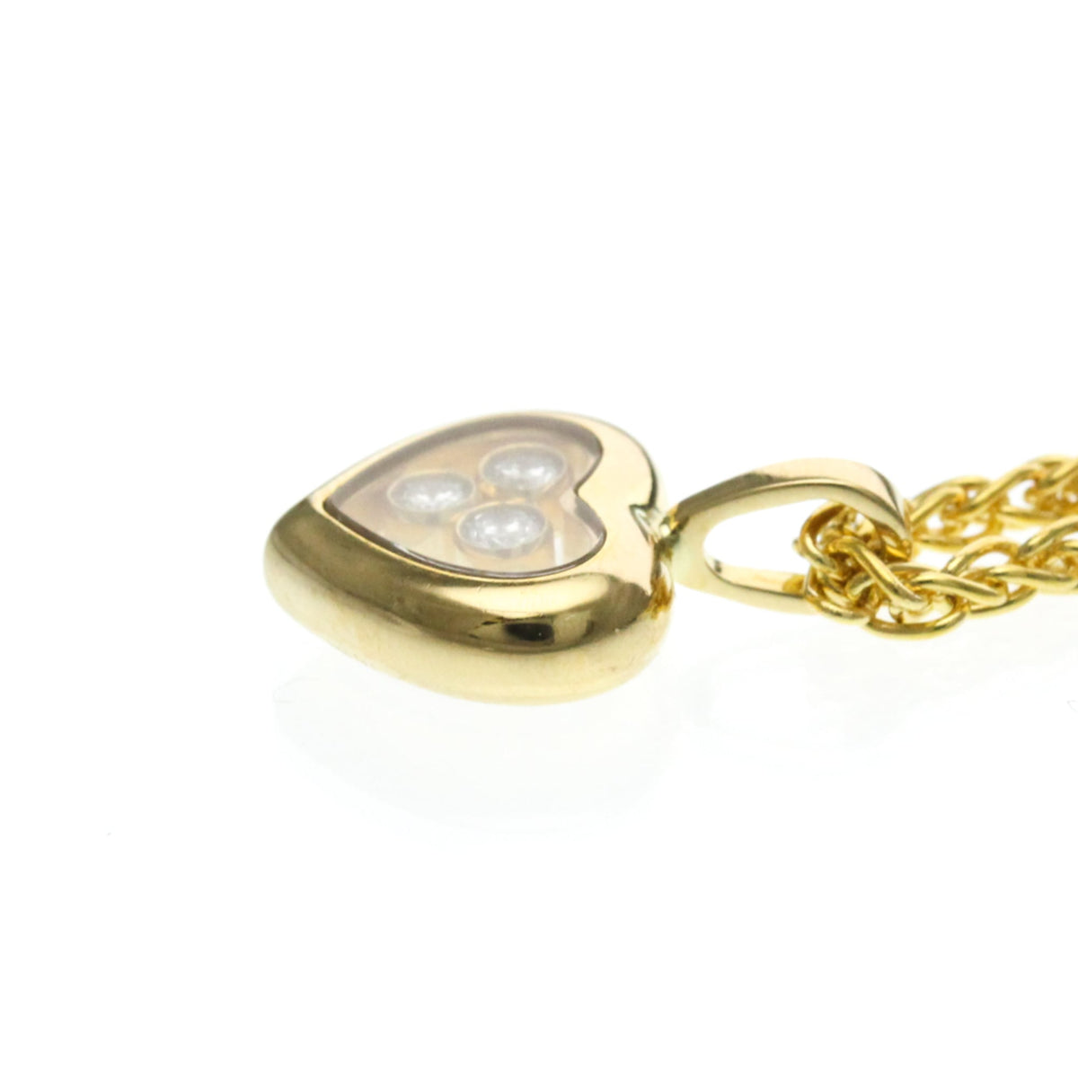 PRE-OWNED Chopard Happy Diamonds · 18K Yellow Gold