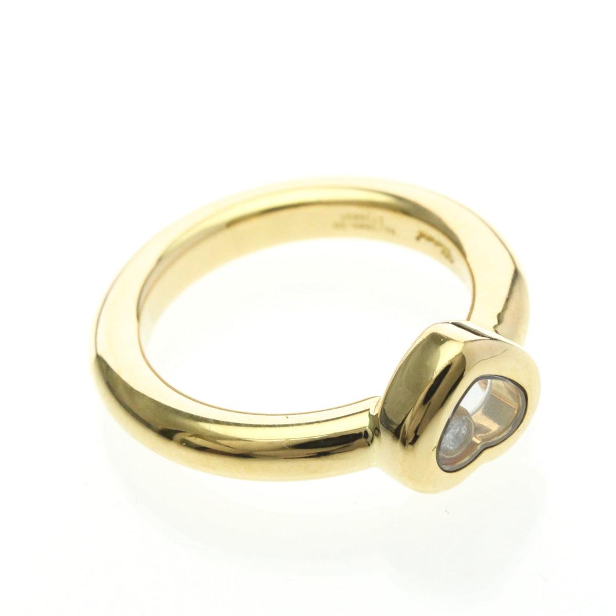 PRE-OWNED Chopard Happy Diamonds · 18K Yellow Gold Size 5.5