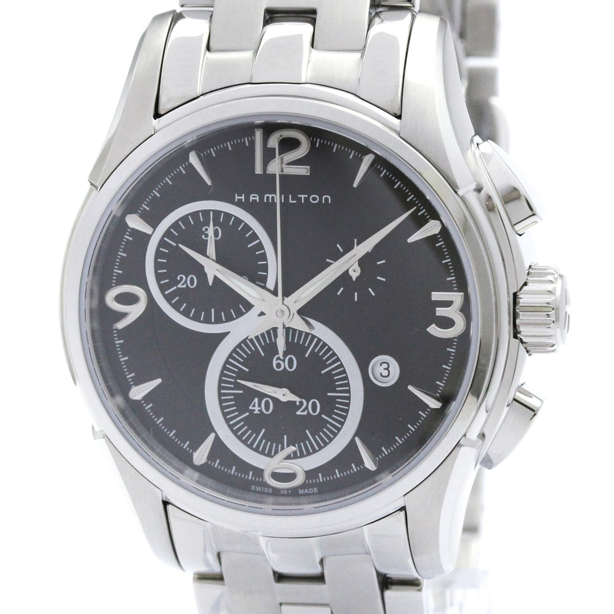 PRE-OWNED Hamilton Jazzmaster · Steel Chronograph
