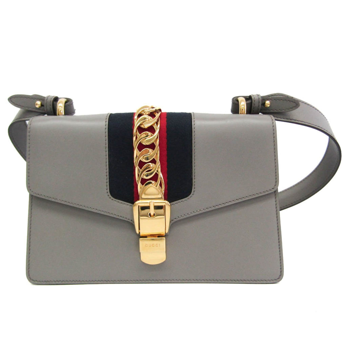 PRE-OWNED Gucci Sylvie · Leather Shoulder Bag