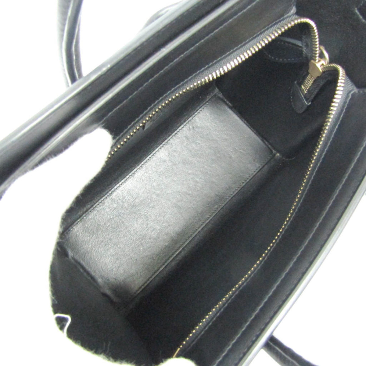 PRE-OWNED Celine Luggage Nano Shopper · Tricolor