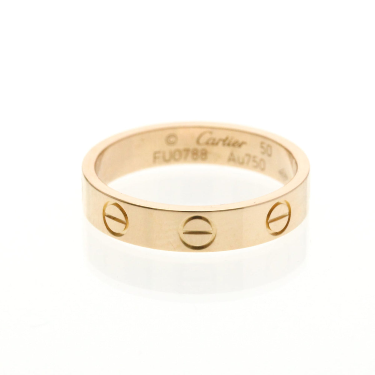 PRE-OWNED Cartier Mini Love · Rose Gold Size 5.5