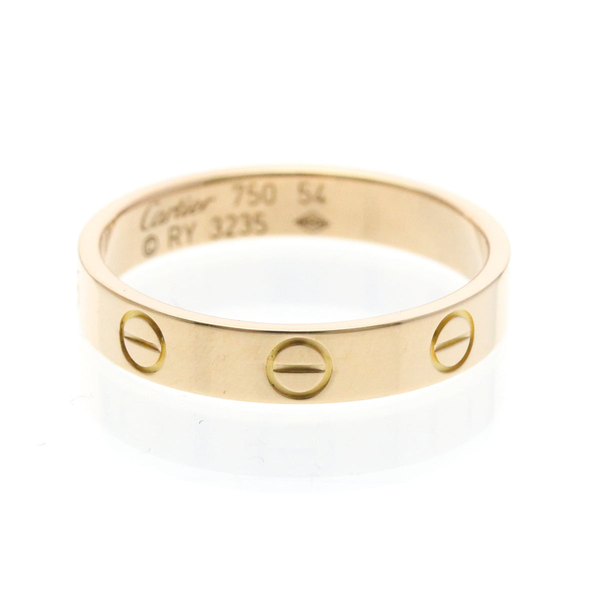 PRE-OWNED Cartier Mini Love · Rose Gold Size 6.75
