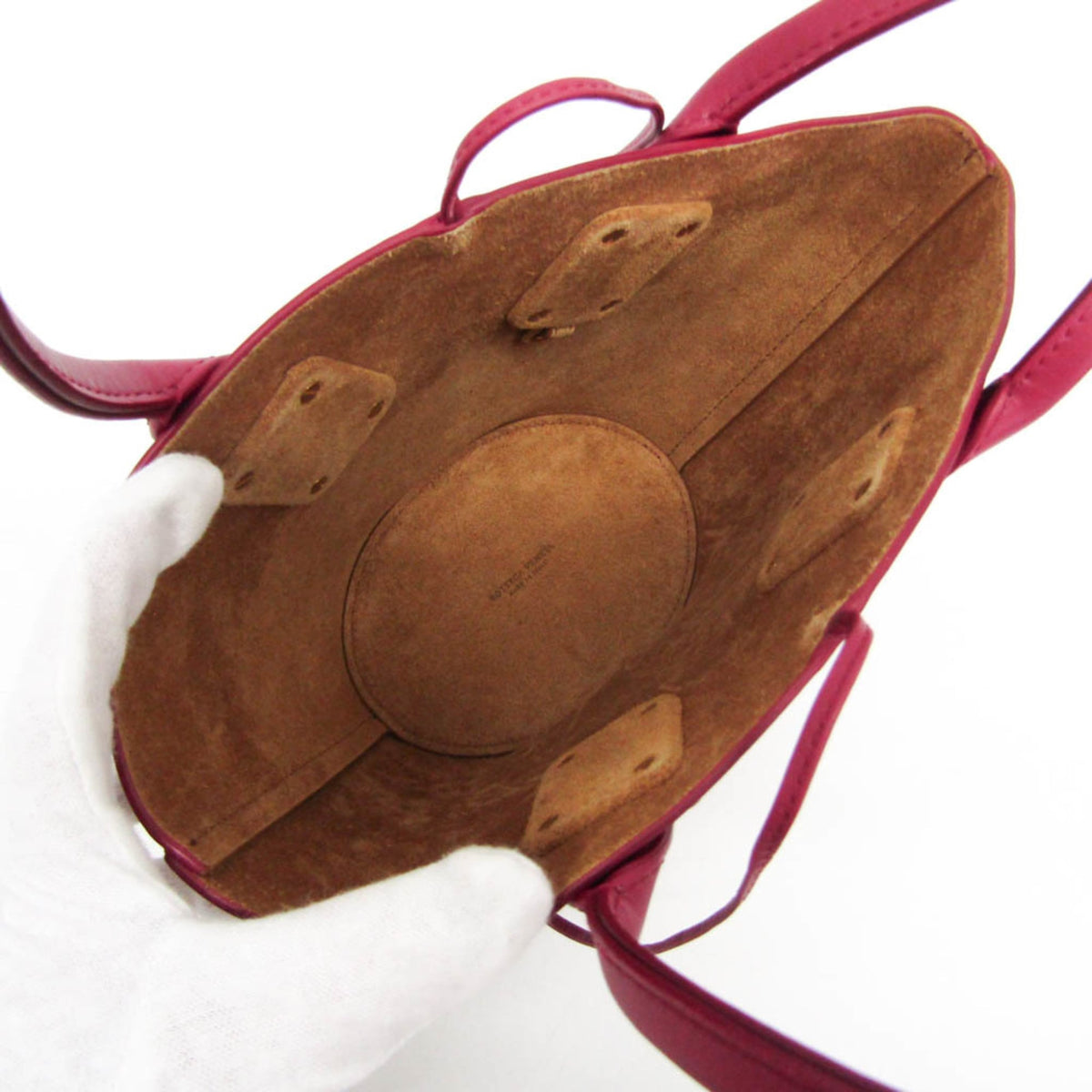 PRE-OWNED Bottega Veneta Small Basket · Woven LeatherPRE-