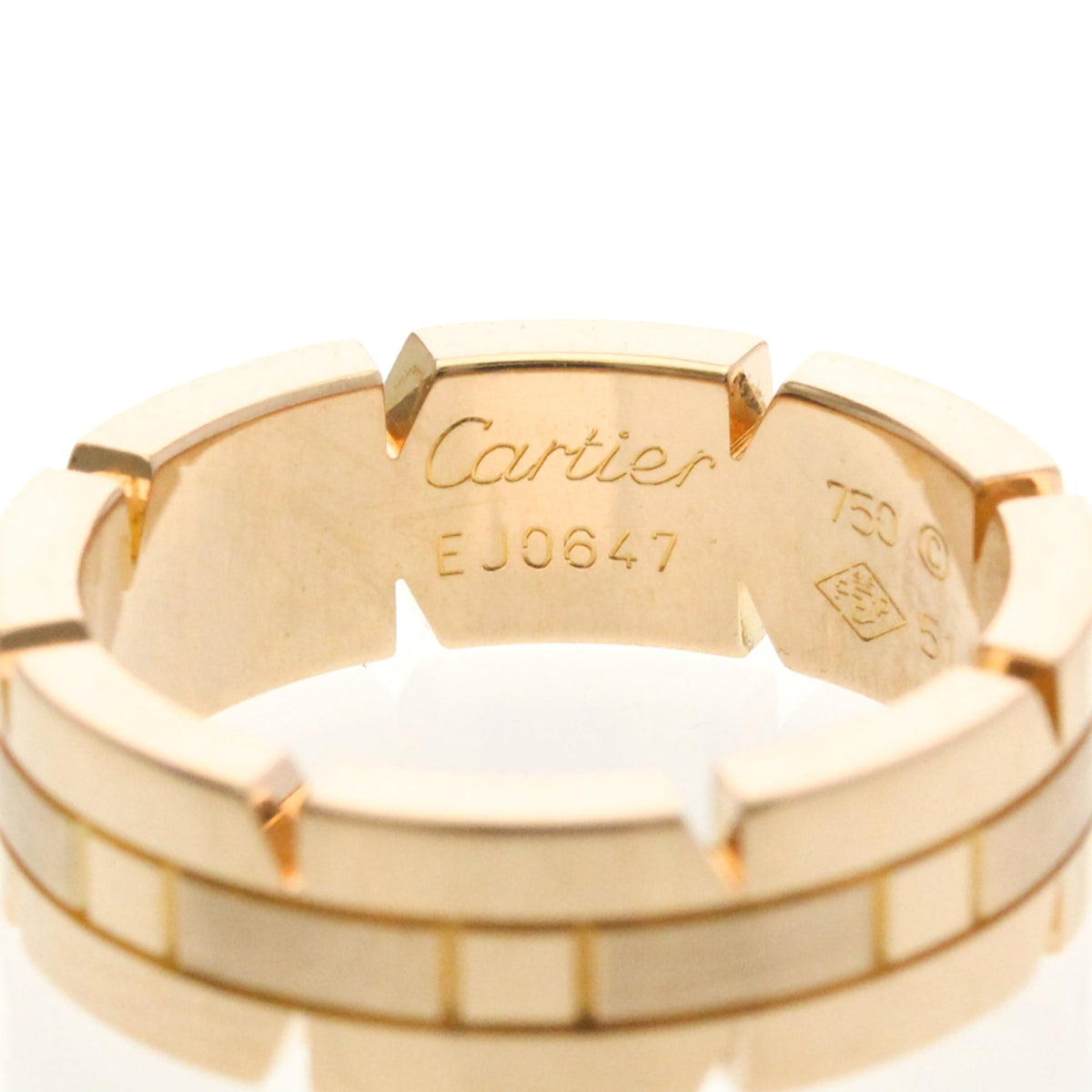 PRE-OWNED Cartier Tank Française · Rose Gold Size 5.75
