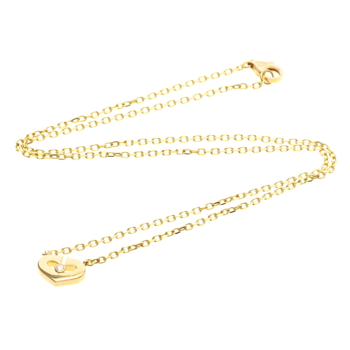 PRE-OWNED Cartier C Heart · Rose Gold · Diamond
