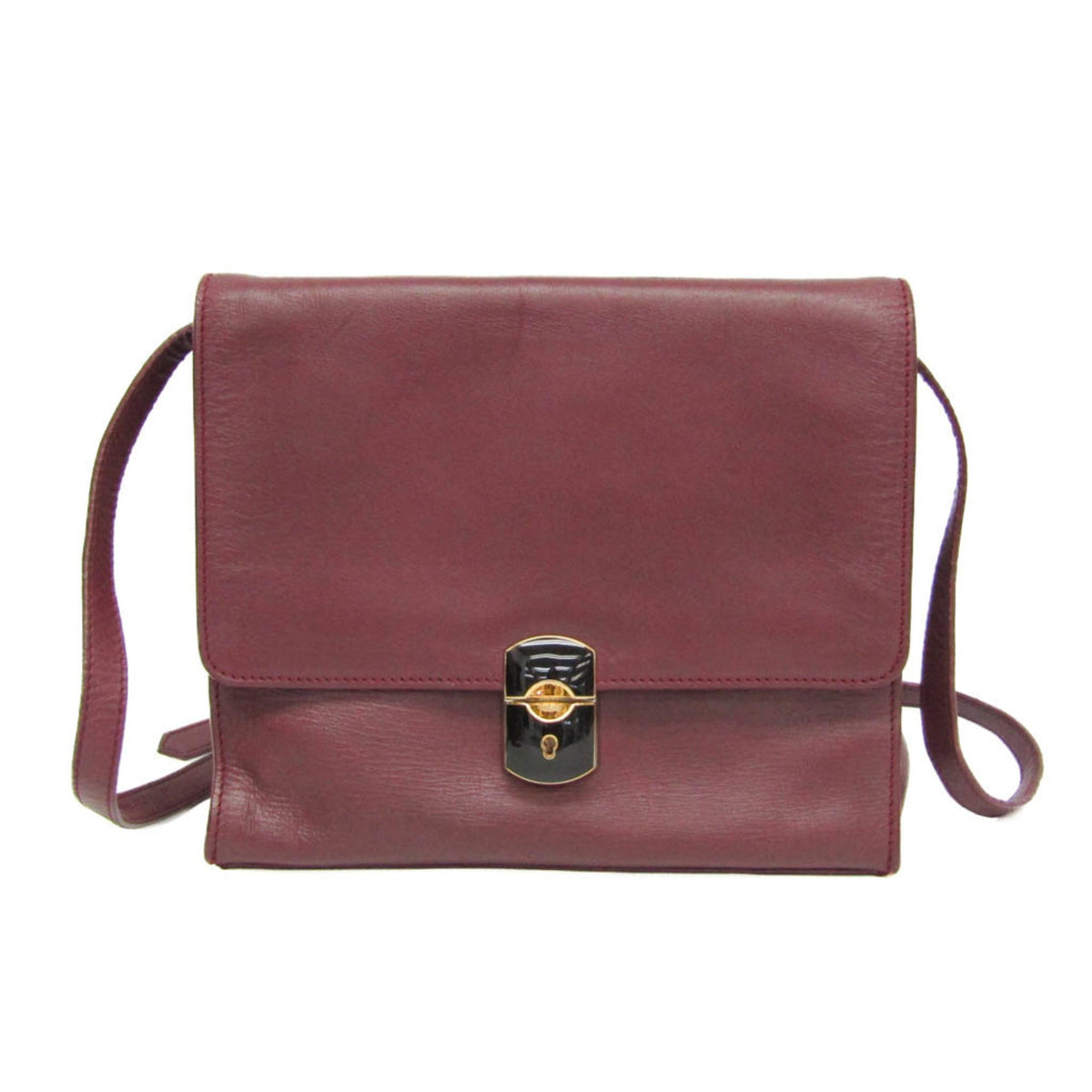 PRE-OWNED Balenciaga · Leather Shoulder Bag · Bordeaux