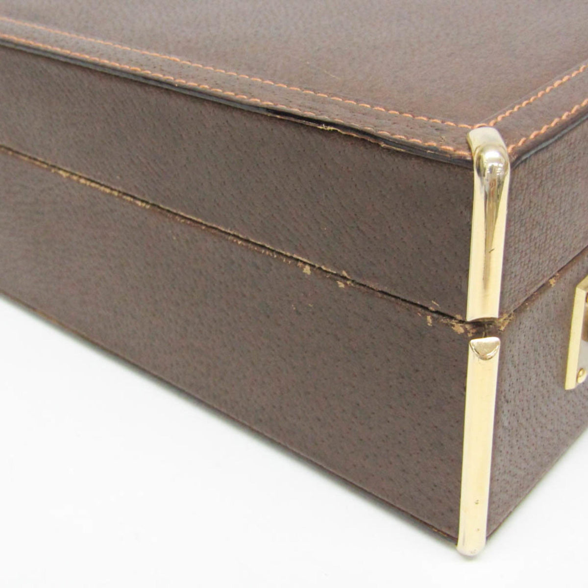 PRE-OWNED Gucci Interlocking G · Leather Attaché Case