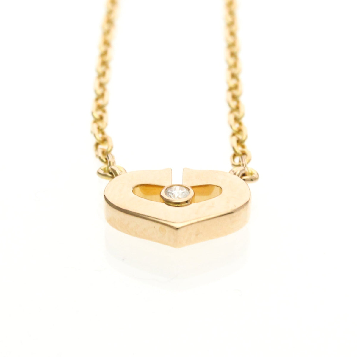 PRE-OWNED Cartier C Heart · Rose Gold · Diamond