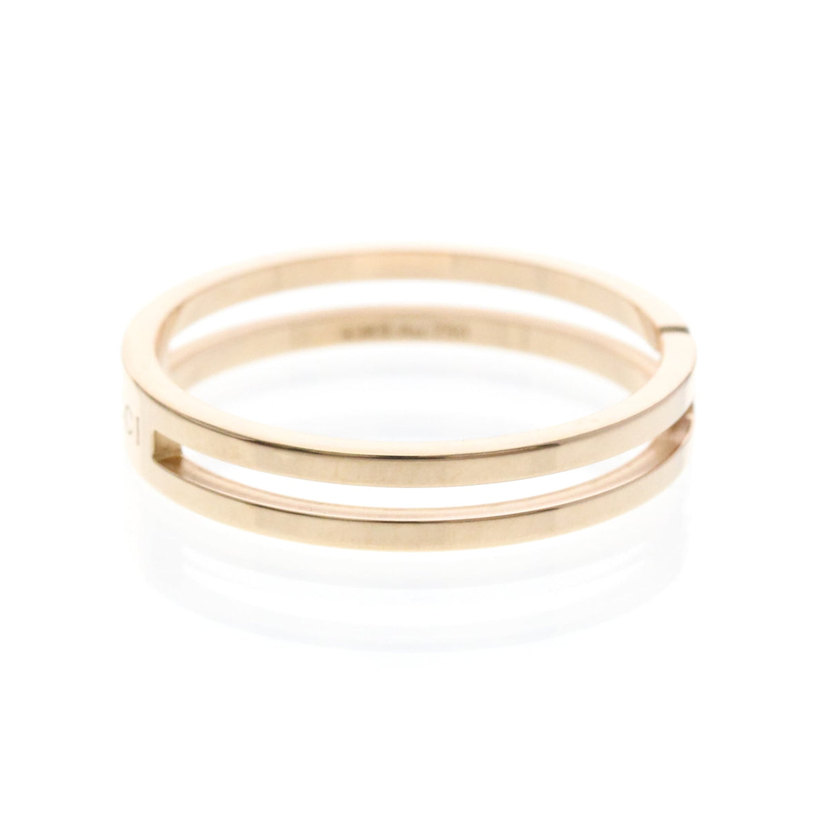 PRE-OWNED Gucci Infinity · Rose Gold Size 9.5